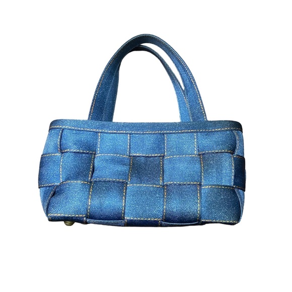 Harveys Handbags - Harveys Seatbelt Purse Bag Y2K Denim Jean Blue